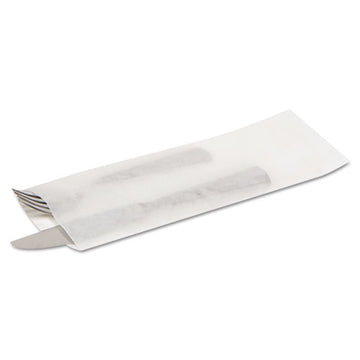 Bagcraft Silverware Bags, 2.25" X 10", White, 2,000-carton freeshipping - TVN Wholesale